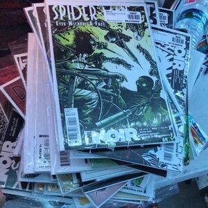 Marvel Spider-Man Noir Comic Collection from 2008 there’s 30 books all sealed up